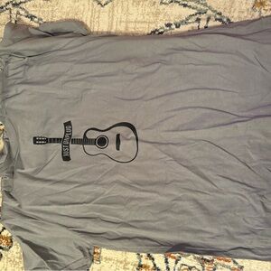 George Gray Men's Tee with Guitar Design